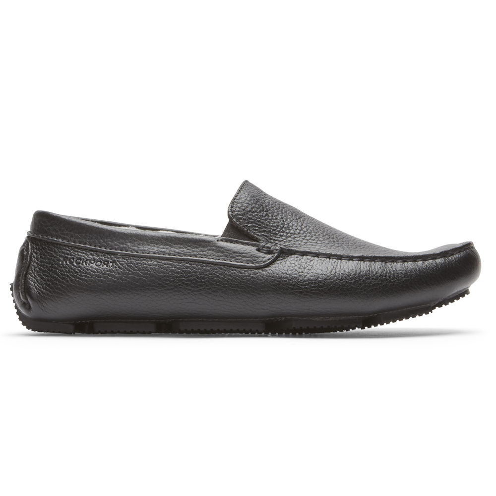 Rockport Slippers For Mens Black - Rhyder - GF3154678